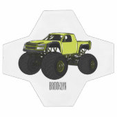 Monstervrachtwagen cartoon illustratie voetbal (Enkel)