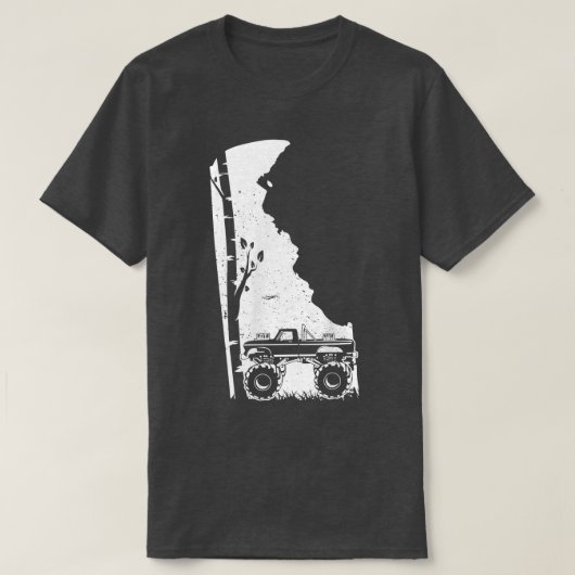 Monstervrachtwagen — Delaware off-road forest ar T-shirt (Design voorkant)