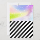 Monstervrachtwagen en éénpartijenuitnodiging kaart (Achterkant)