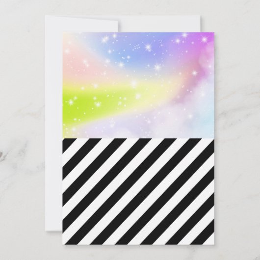 Monstervrachtwagen en éénpartijenuitnodiging kaart (Achterkant)