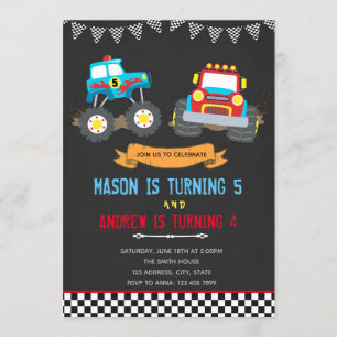 Monstervrachtwagen, uitnodiging voor gezamenlijke 