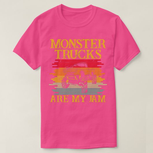 Monstervrachtwagens zijn mijn Jam-actie en Monster T-shirt (Design voorkant)