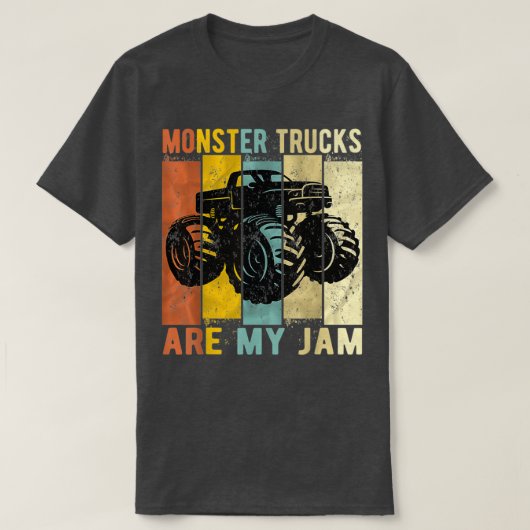 Monstervrachtwagens zijn reportemonnaat t-shirt (Design voorkant)