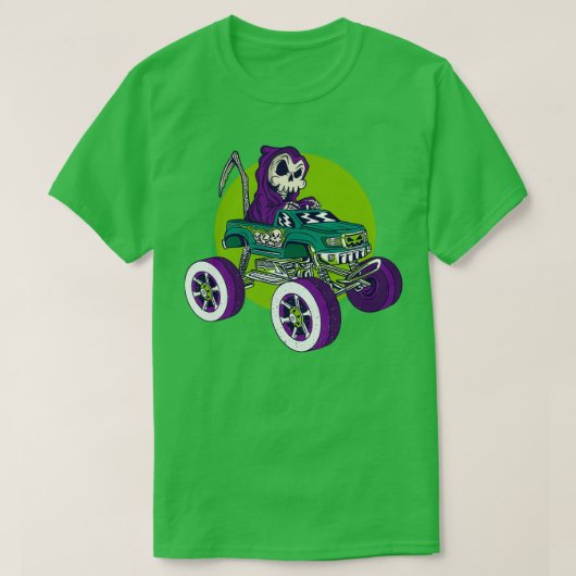 Monsterwagen 2 t-shirt (Design voorkant)