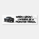 monsterwagen bumpersticker (Voorkant)