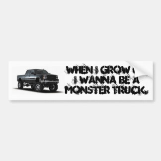 monsterwagen bumpersticker