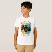 monsterwagen is mijn jam Retro Boy T-Shirt (Voorkant volledig)