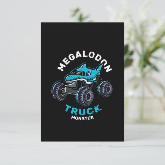 monsterwagen kaart (Staand voorkant)