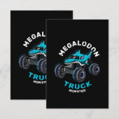 monsterwagen kaart (Voorkant / Achterkant)