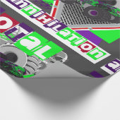 monsterwagen kinder harde kern cadeaupapier (Hoek)