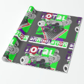 monsterwagen kinder harde kern cadeaupapier (Uitgerold)