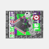 monsterwagen kinder harde kern fleece deken (Voorkant (Horizontaal))