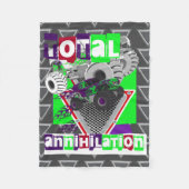 monsterwagen kinder harde kern fleece deken (Voorkant)