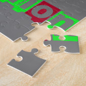 monsterwagen met harde kern legpuzzel (Zijkant)