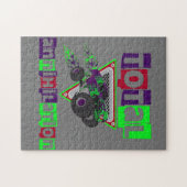 monsterwagen met harde kern legpuzzel (Horizontaal)