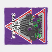 monsterwagen modder bogger fleece deken (Voorkant (Horizontaal))