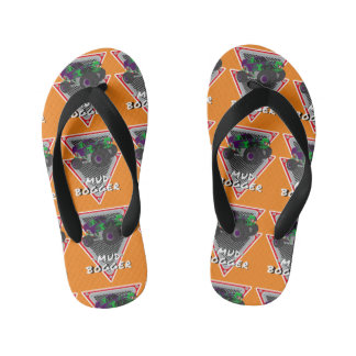 monsterwagen modder bogger kinder teenslippers
