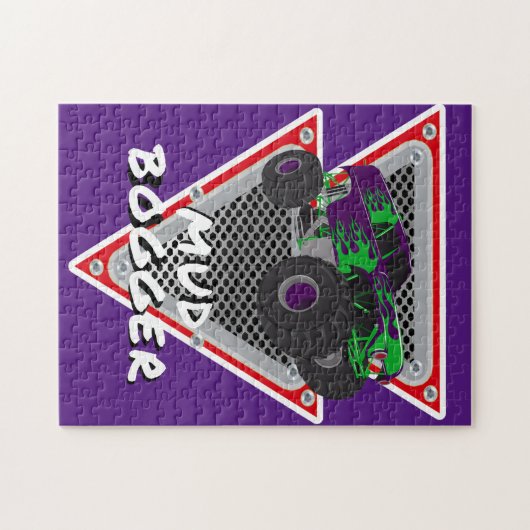 monsterwagen modder bogger legpuzzel (Horizontaal)