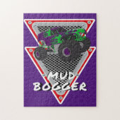 monsterwagen modder bogger legpuzzel (Verticaal)