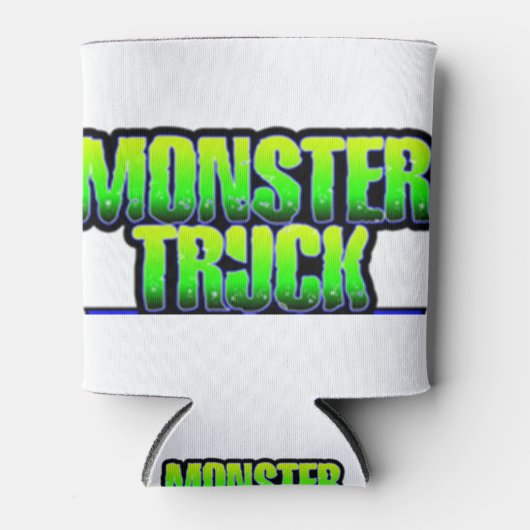 monsterwagen, monstervrachtwagens, monsterjam, vra blikjeskoeler (Voorkant)