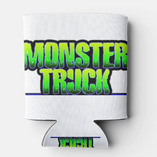 monsterwagen, monstervrachtwagens, monsterjam, vra blikjeskoeler (Achterkant)