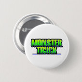 monsterwagen, monstervrachtwagens, monsterjam, vra ronde button 5,7 cm (Voorkant /achterkant)
