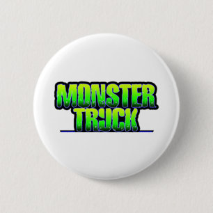 monsterwagen, monstervrachtwagens, monsterjam, vra ronde button 5,7 cm