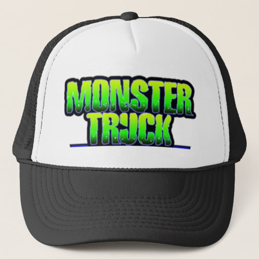 monsterwagen, monstervrachtwagens, monsterjam, vra trucker pet (Voorkant)
