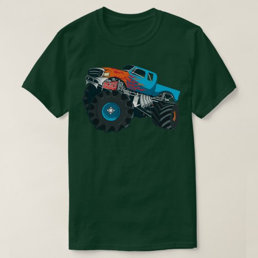Monsterwagen voor degenen die van groot speelgoed  t-shirt (Design voorkant)