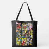 monsterwezens zombies horror art tote bag (Achterkant)
