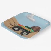 Monsterwielen oranje, geel, bord van groenboek (Gebogen)