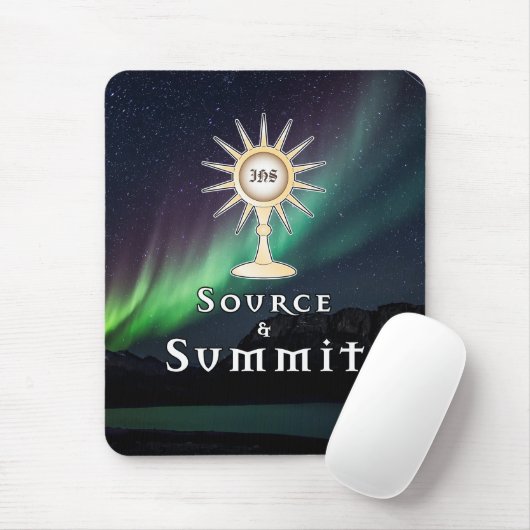 Monstrance Source & Summit Aurora Borealis Muismat (Met muis)