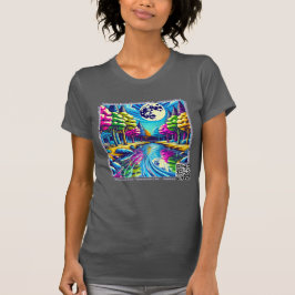 Monstream Creek Pop-Art Natuur Design T-shirt