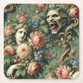 Monstres au Paradis – Gothic Victorian Kartonnen Onderzetters