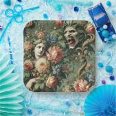 Monstres au Paradis – Gothic Victorian Papieren Bordje (Feest)