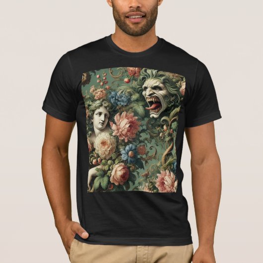Monstres au Paradis – Gothic Wearable Art T-shirt (Voorkant)