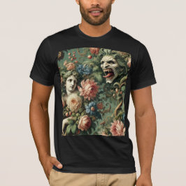 Monstres au Paradis – Gothische Draagbare Kunst T-shirt