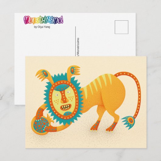 Monstrissimo Briefkaart 6 (Voorkant / Achterkant)