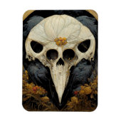Monstro Raven Horror Gothic Gothic Magneet (Verticaal)