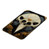 Monstro Raven Horror Gothic Gothic Magneet (Linkerzijde)