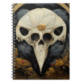 Monstro Raven Horror Gothic Gothic Notitieboek (Voorkant)