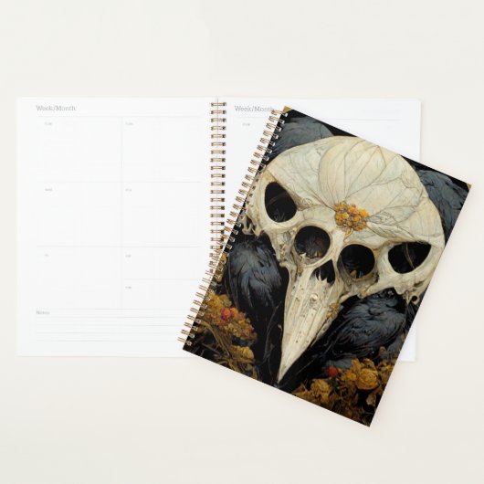 Monstro Raven Horror Gothic Gothic Planner (Display)
