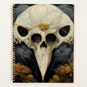 Monstro Raven Horror Gothic Gothic Planner (Voorkant)