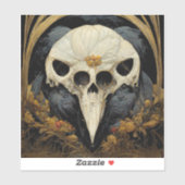 Monstro Raven Horror Gothic Gothic Sticker (Vel)