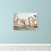Monstrosities van 1818 canvas afdruk (Insitu (Houten vloer))