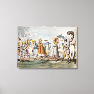 Monstrosities van 1818 canvas afdruk