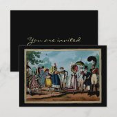 Monstrosities van 1818 ~ Invitaties / RSVP Kaart (Voorkant / Achterkant)