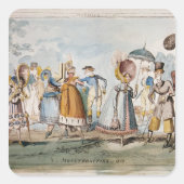 Monstrosities van 1818 vierkante sticker (Voorkant)