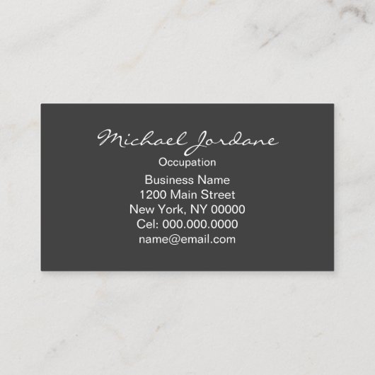 Monstrosities van 1818 ~ Visitekaartje (Achterkant)