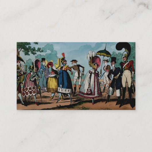 Monstrosities van 1818 ~ Visitekaartje (Voorkant)